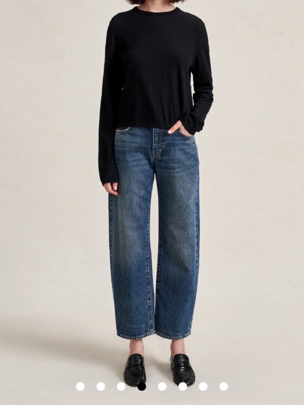 Marilyn Mid-Rise Barrel Jean